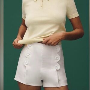 Maeve Scalloped Shorts